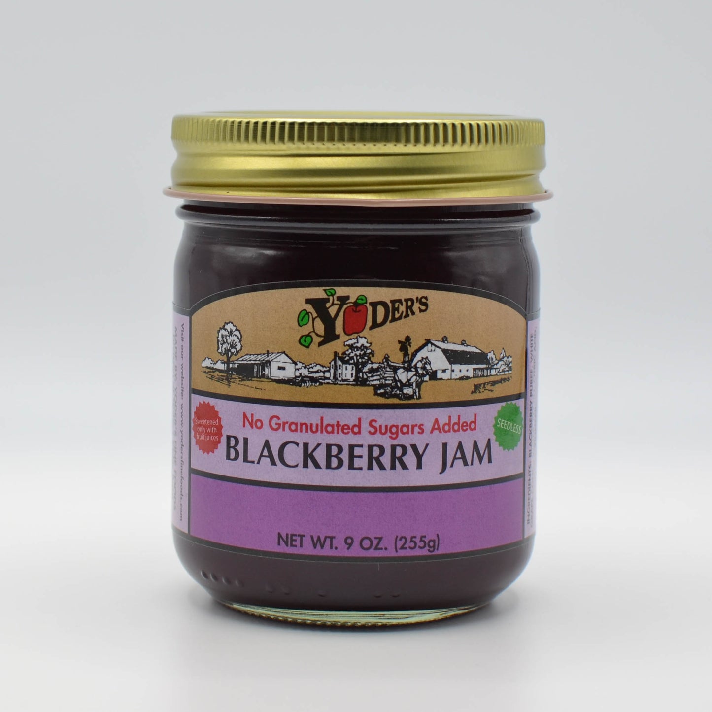 Seedless Sugarless Blackberry Jam