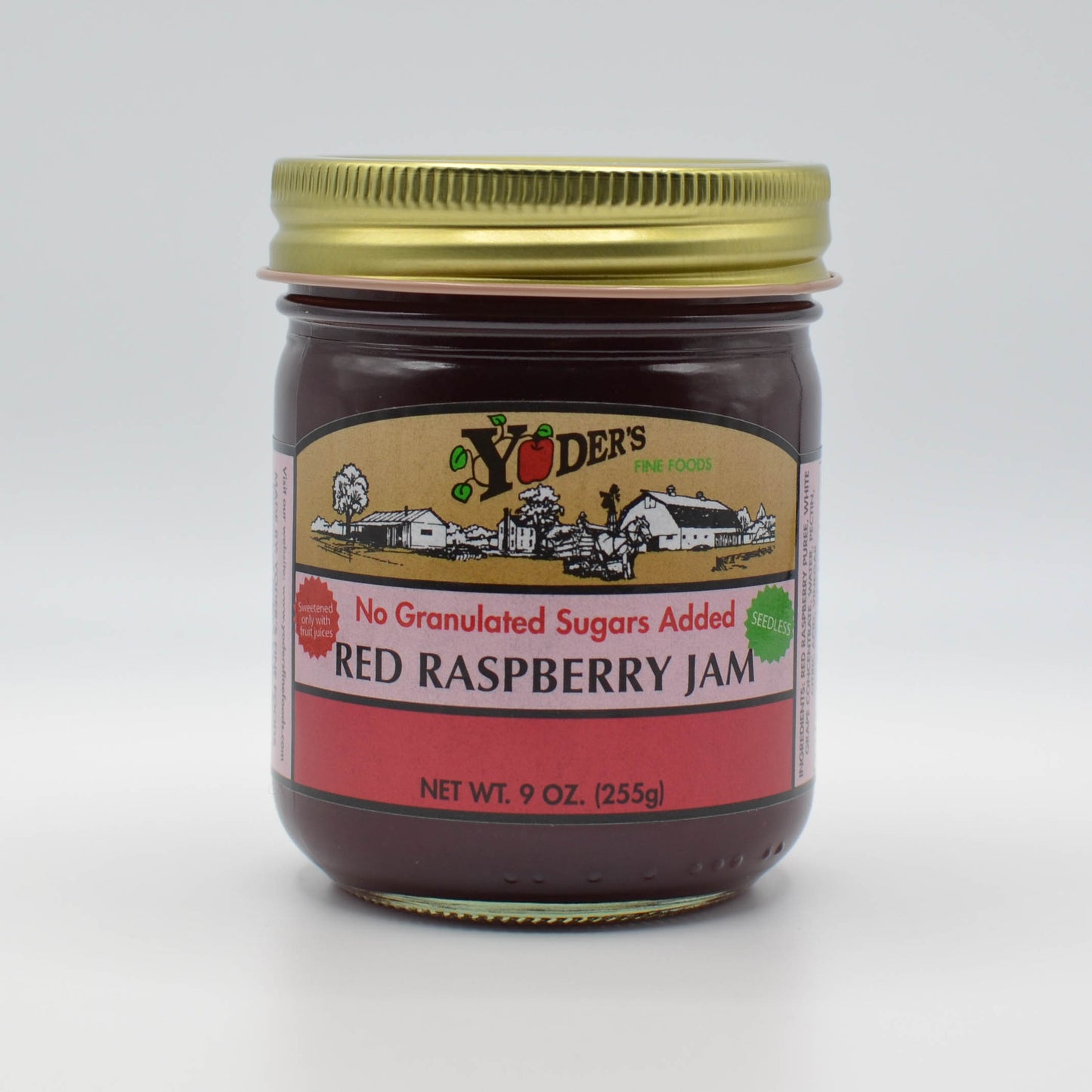 Seedless Sugarless Red Raspberry Jam