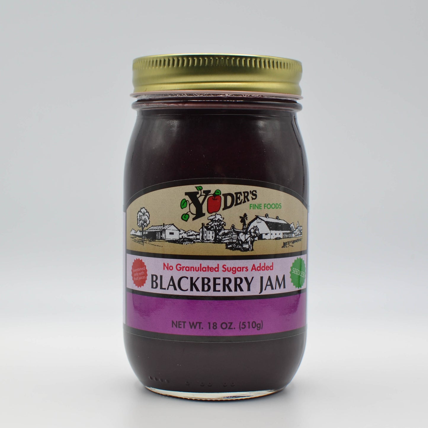 Seedless Sugarless Blackberry Jam