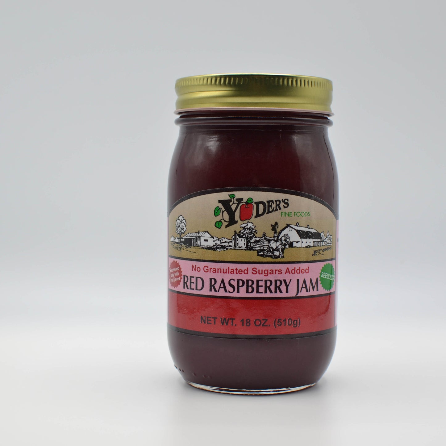 Seedless Sugarless Red Raspberry Jam