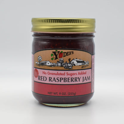 Sugarless Red Raspberry Jam