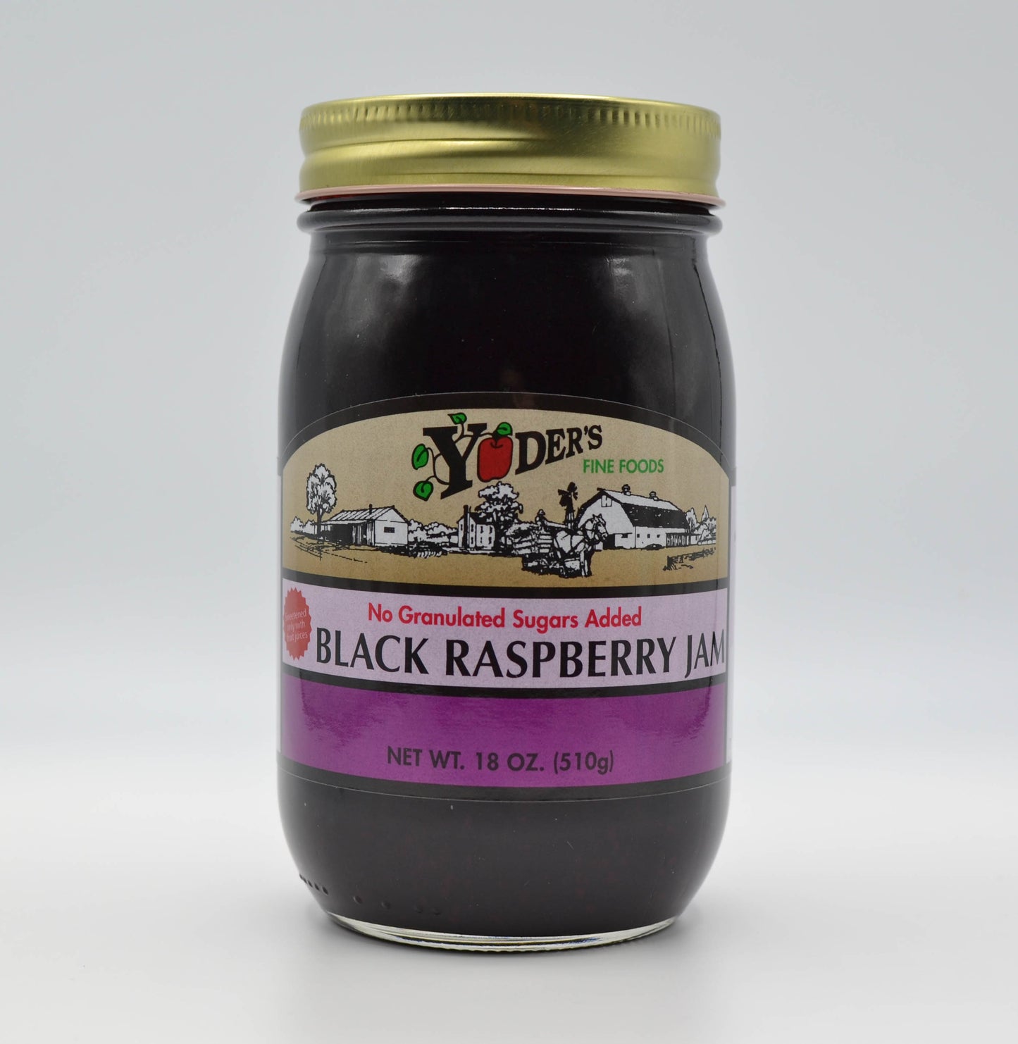 Sugarless Black Raspberry Jam