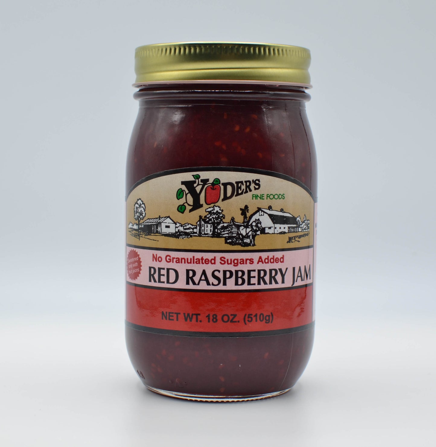 Sugarless Red Raspberry Jam