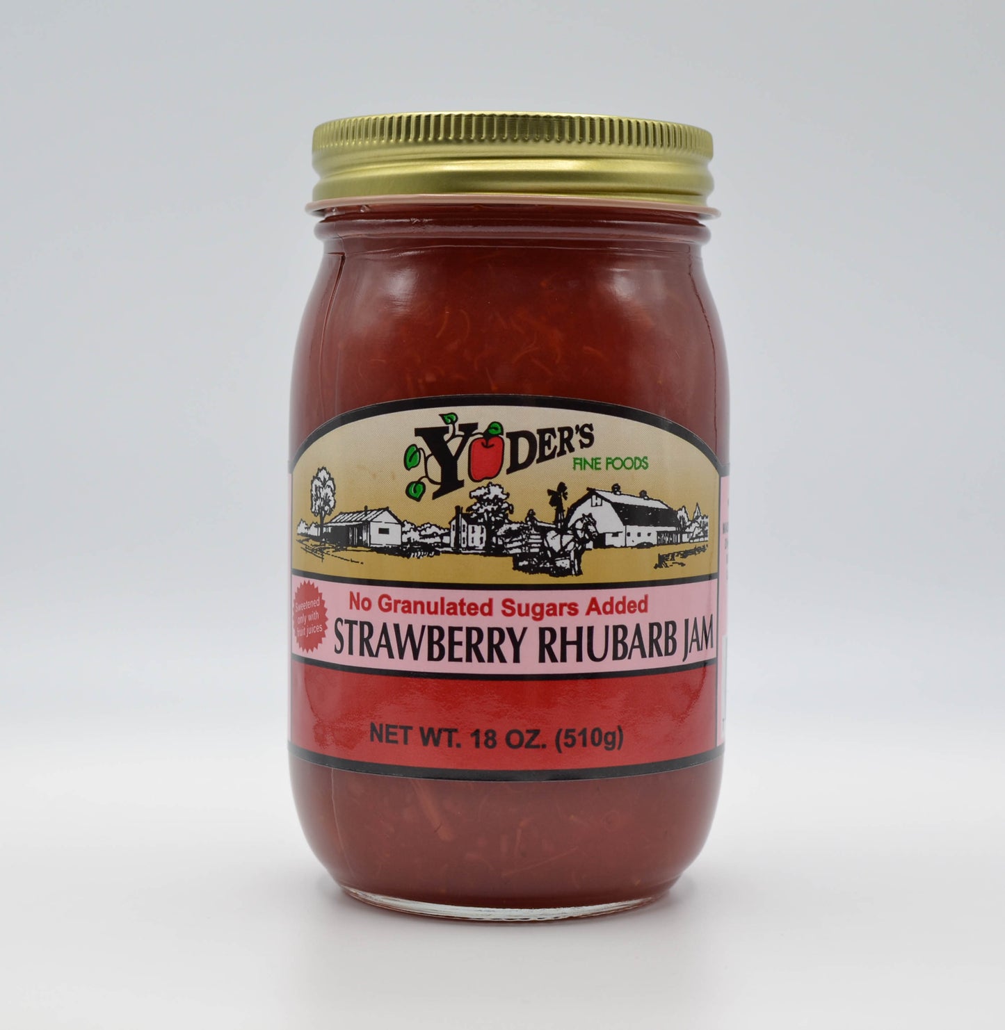 Sugarless Strawberry-Rhubarb Jam