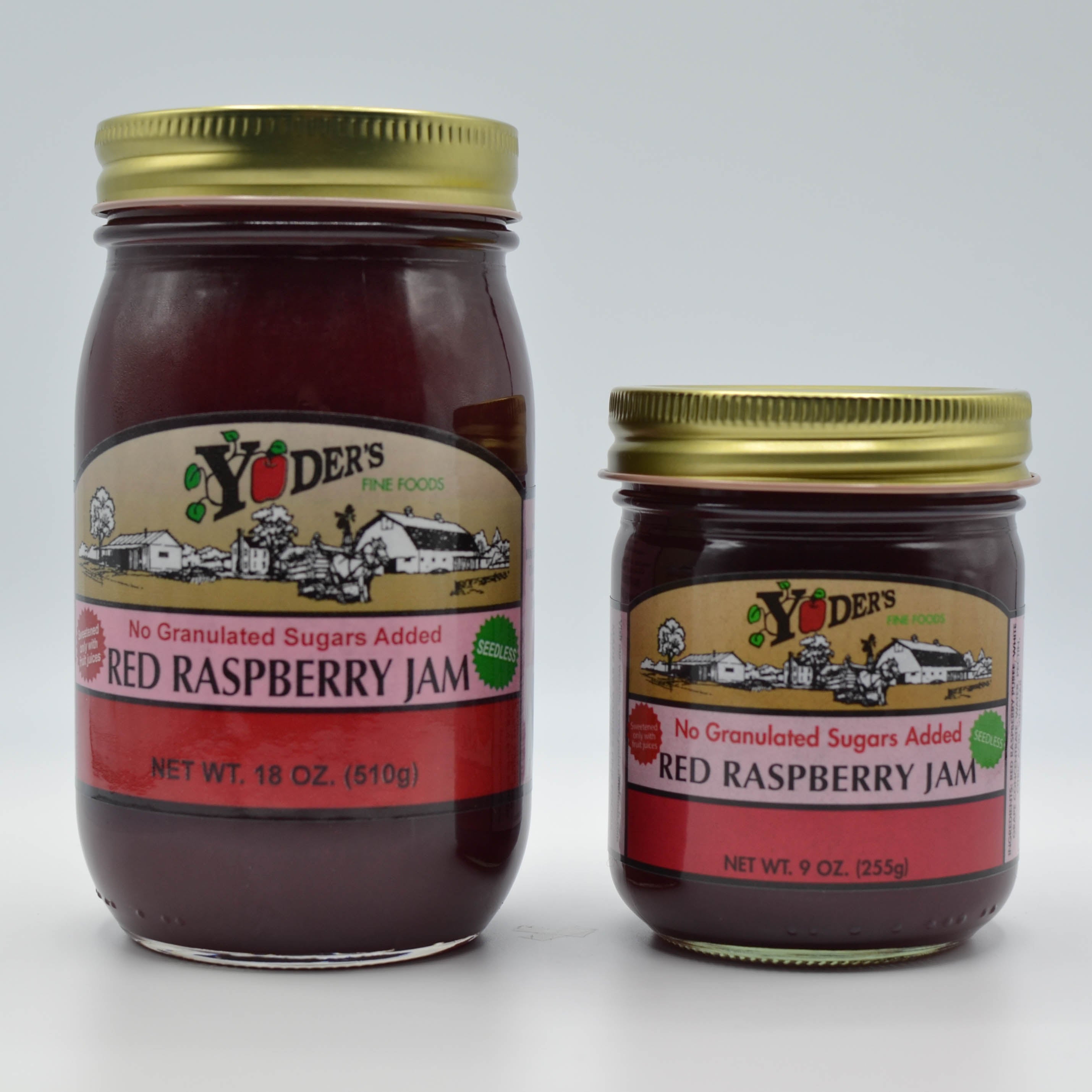 Seedless Sugarless Red Raspberry Jam – Yoders Fine Foods